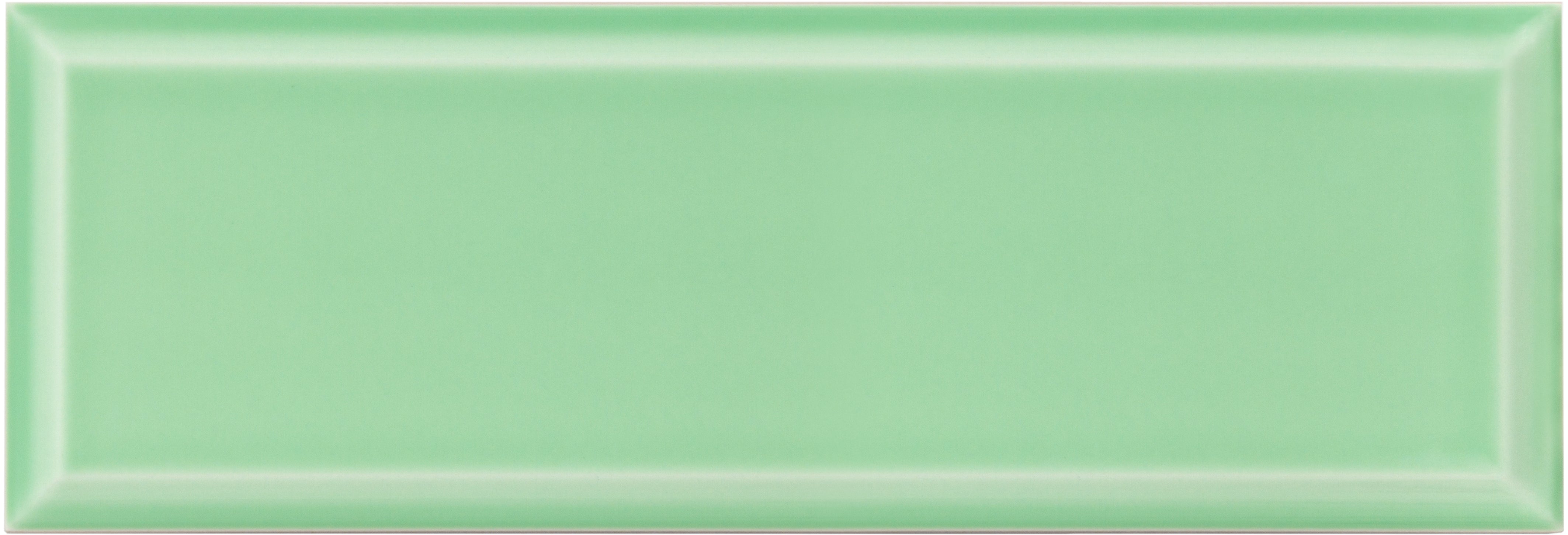 Azulejo Biselado M10x30 | Verde 810 Brilhante