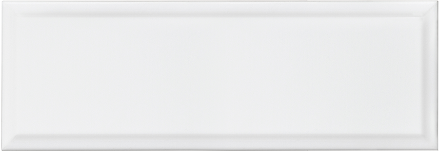 Azulejo Biselado M10x30 | Branco 000 Brilhante