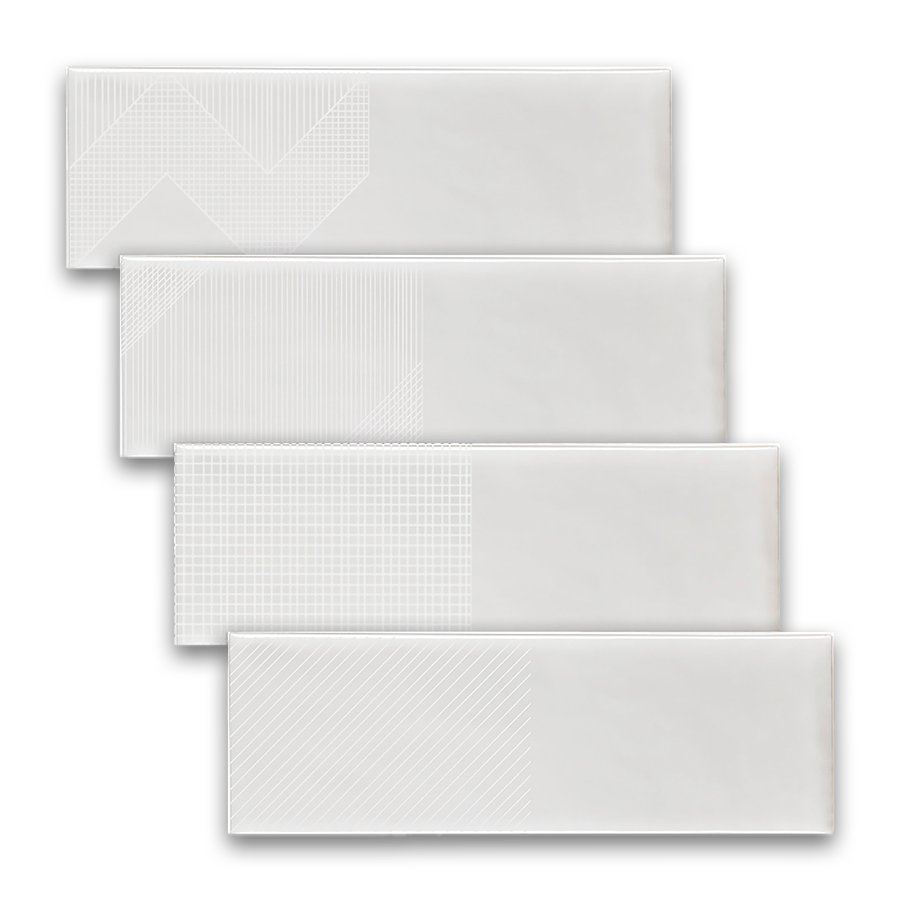 Azulejo Deep Emotion M10x30 | Creme 510 Desenho MIX