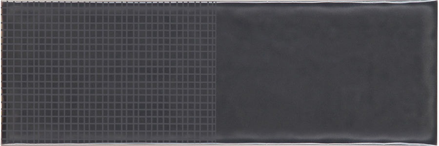 Azulejo Deep Emotion M10x30 | Cinza 670 Desenho 01