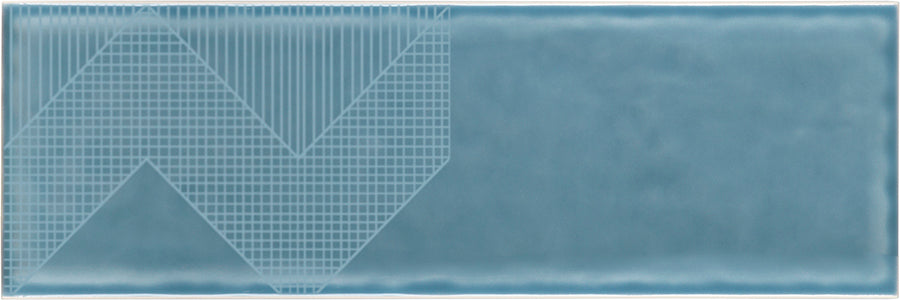 Azulejo Deep Emotion M10x30 | Azul 730 Desenho 03