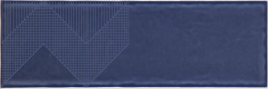 Deep Emotion Wall Tile M10x30 | Blue 780 Design 03