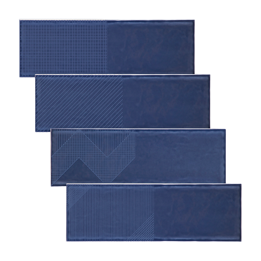 Azulejo Deep Emotion M10x30 | Azul 780 Desenho MIX