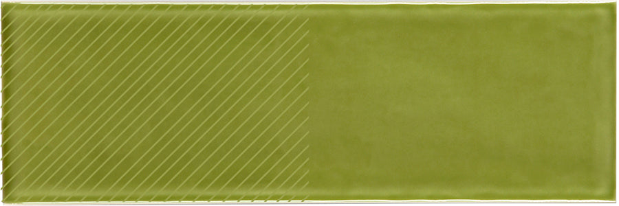 Deep Emotion Wall Tile M10x30 | Green 820 Design 02