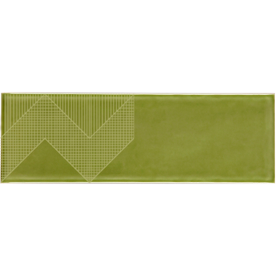 Azulejo Deep Emotion M10x30 | Verde 820 Desenho 03