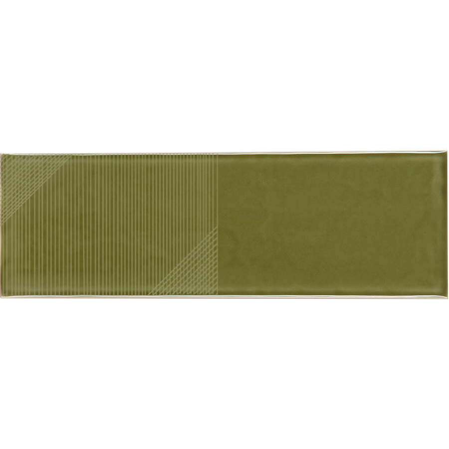 Deep Emotion Wall Tile M10x30 | Green 870 Design 04