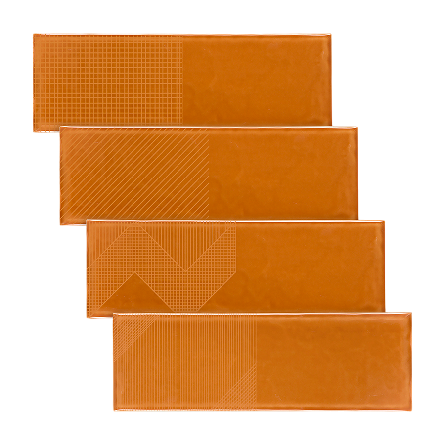 Deep Emotion Wall Tile M10x30 | Caramel 930 Design MIX