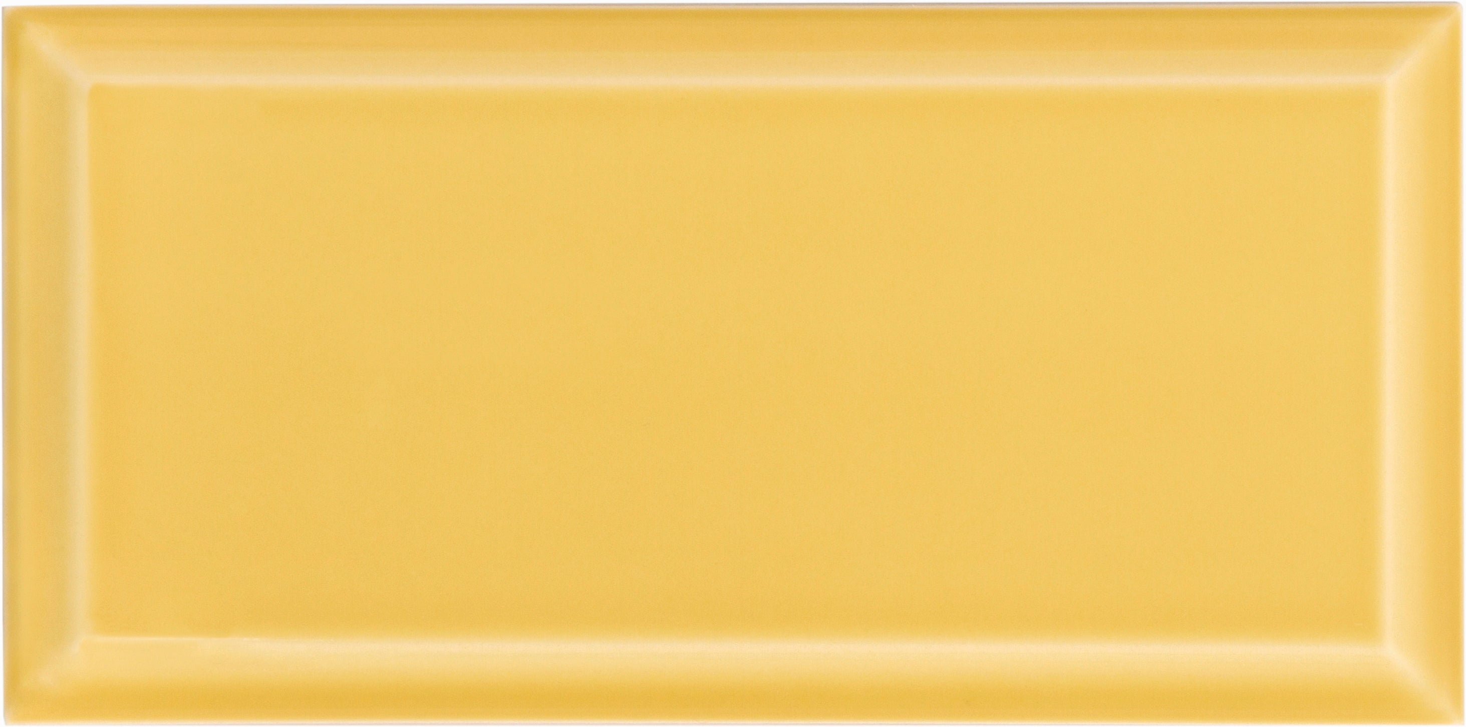 Carrelage Mural Biseauté M10x20 | Moutarde 920 Brillant