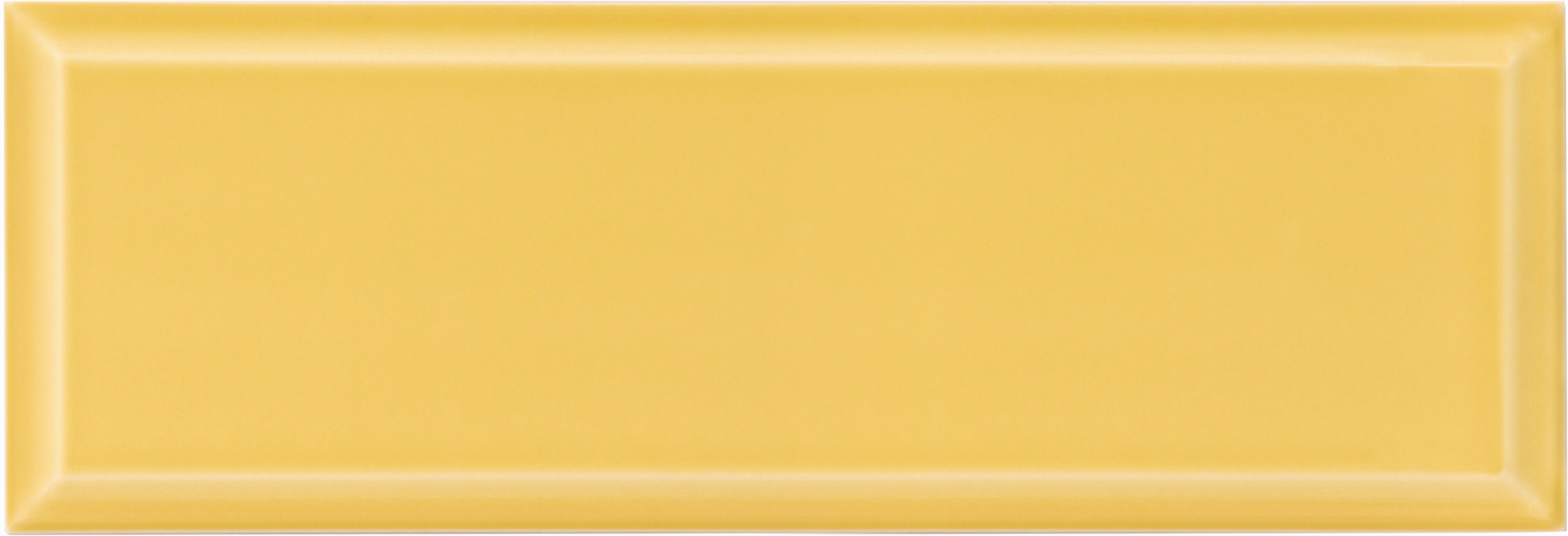 Carrelage Mural Biseauté M10x30 | Moutarde 920 Brillant