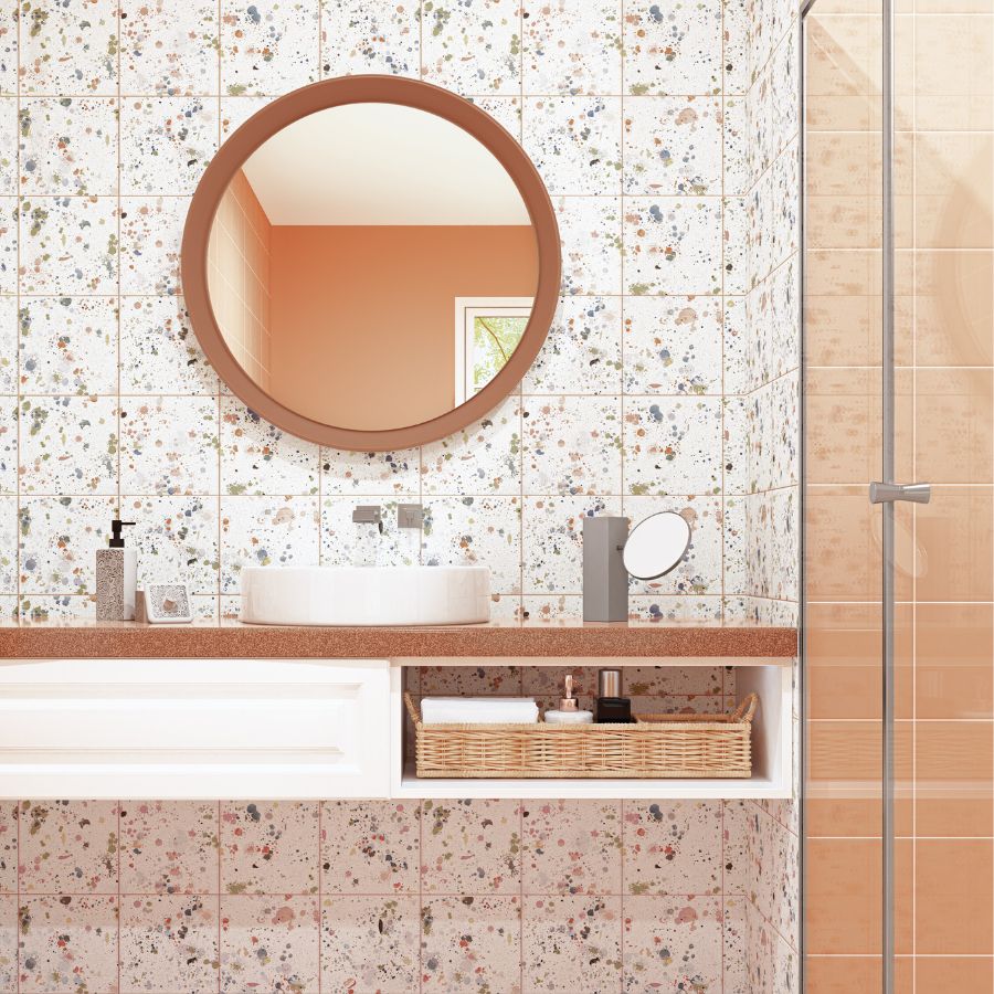Aguarela Wall Tile 15x15 | Design MIX Matt