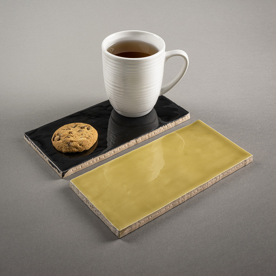 Bases em cerâmica para chávenas de chá ou café