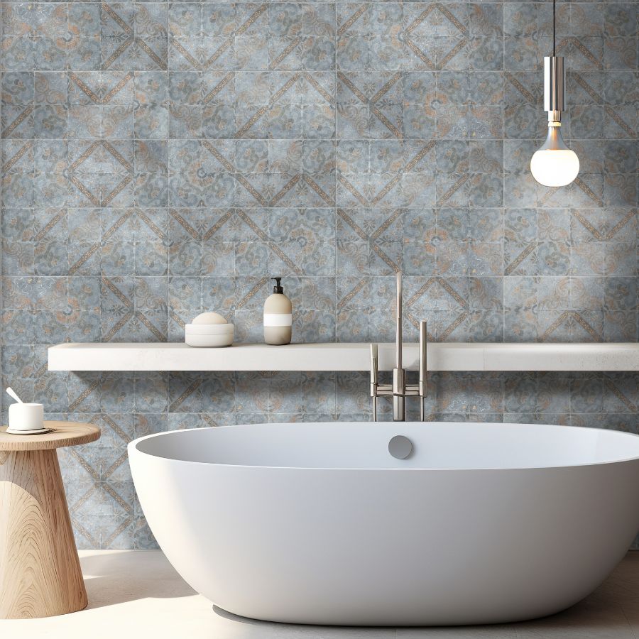 Carrelage Mural Bali 20x50 | Graphite Decor Mat
