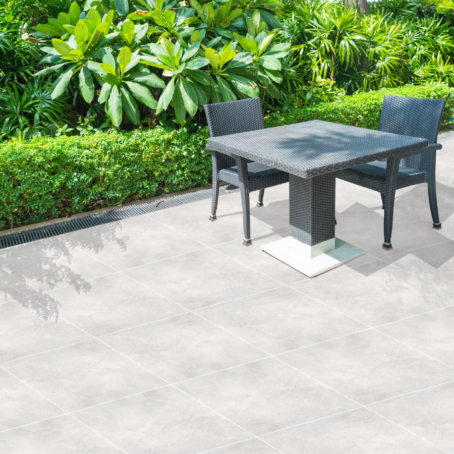 Buxiel Floor Tile 45x45 | Silver MIX Matt