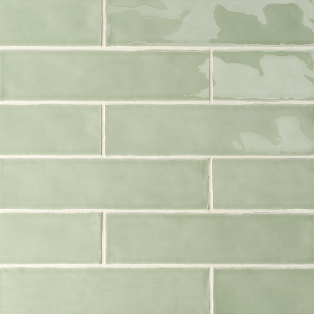 Azulejo Clássico 7,5x30 | 350 Verde Mineral Brilhante