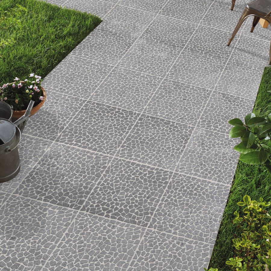 Chiado Floor Tile 33,5x33,5 | Grey Matt
