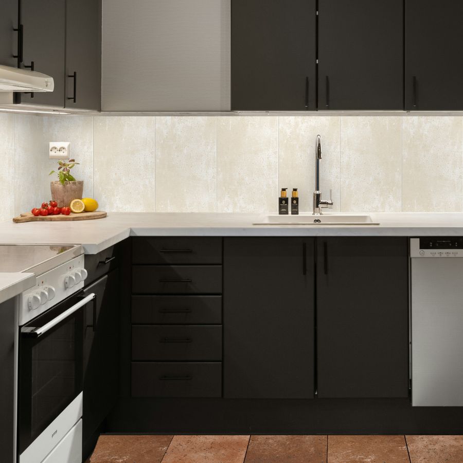 Cimento Wall Tile 25x40 | Beige MIX Matt