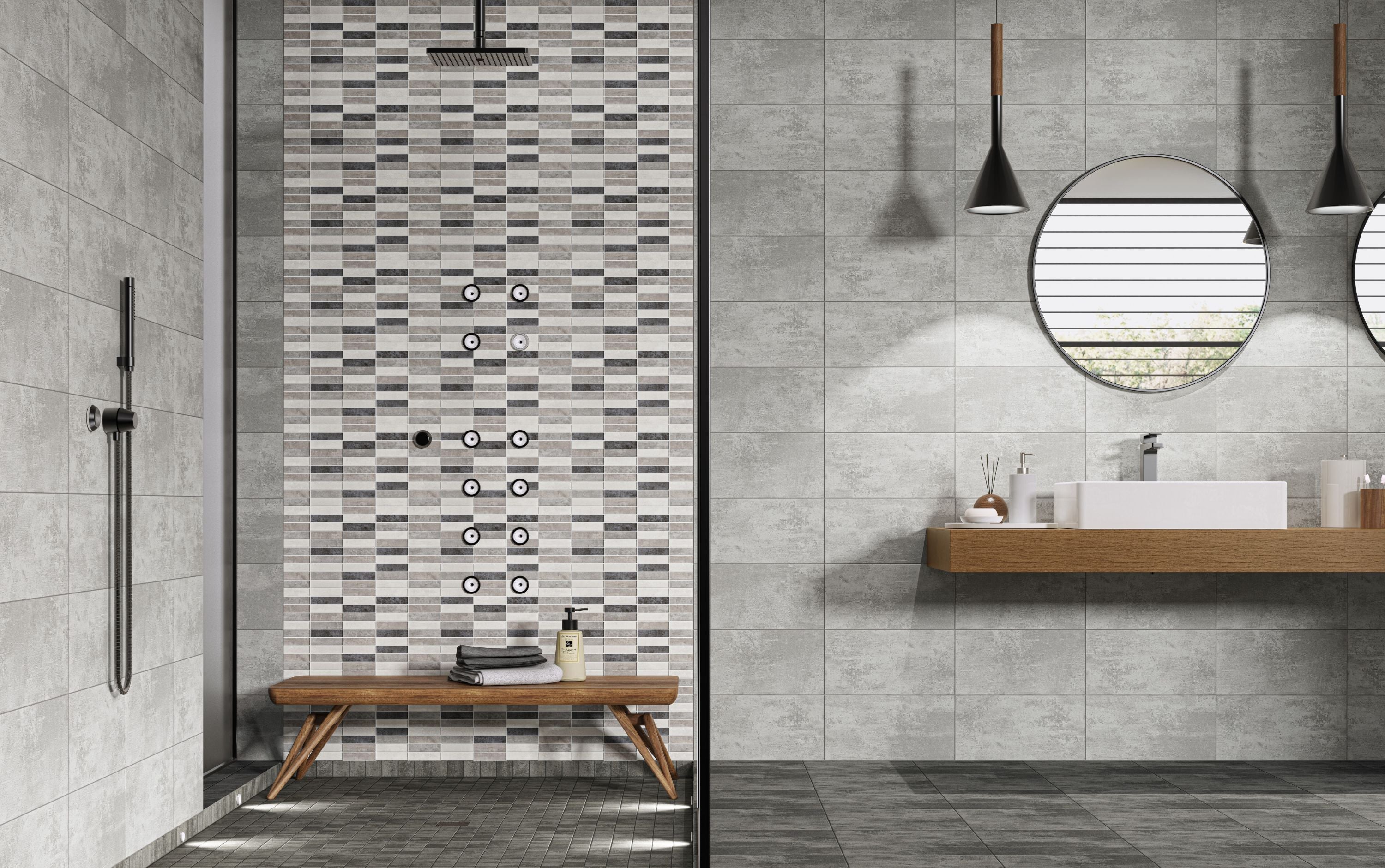 Azulejo Easy 20x40 | Decor 02 MIX Mate