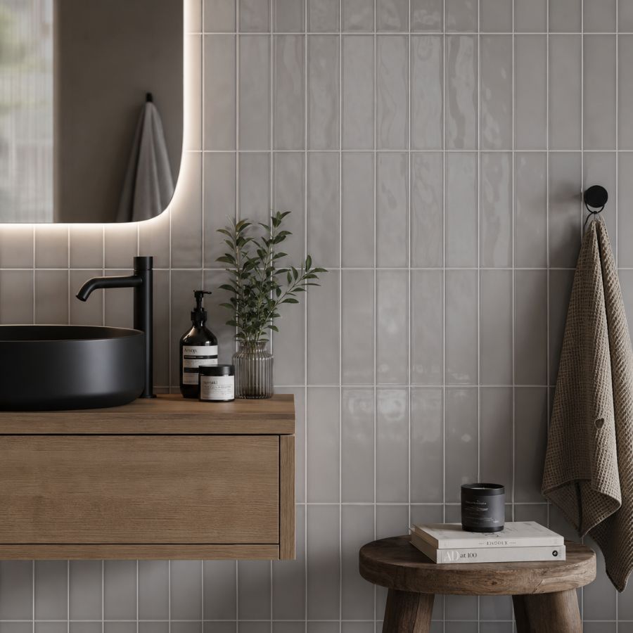 Azulejo Emotion M10x30 | Cinzento 600 Brilhante