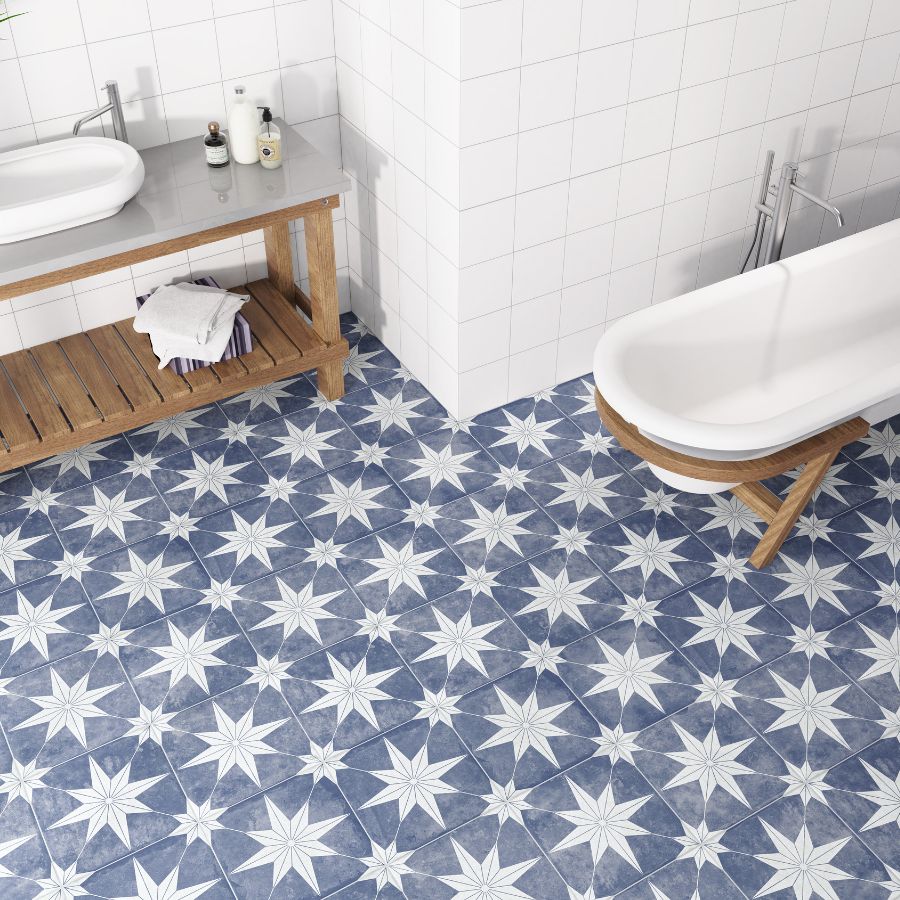Estrela Floor Tile 33,5x33,5 | Design 04 Matt