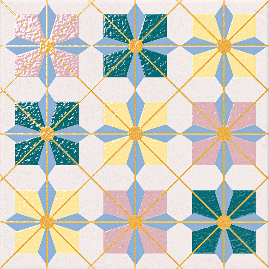 Fantasy Wall Tile 20x20 | Design MIX Glossy over Matt