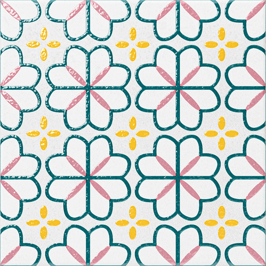 Fantasy Wall Tile 20x20 | Design MIX Glossy over Matt