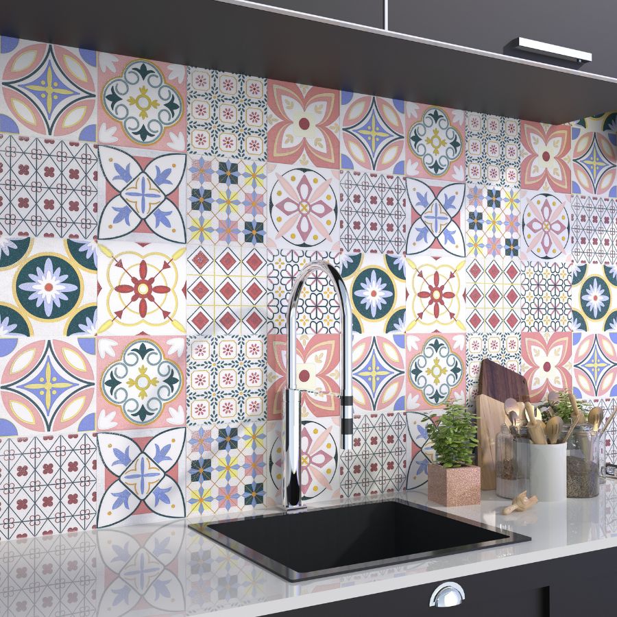 Fantasy Wall Tile 20x20 | Design MIX Glossy over Matt