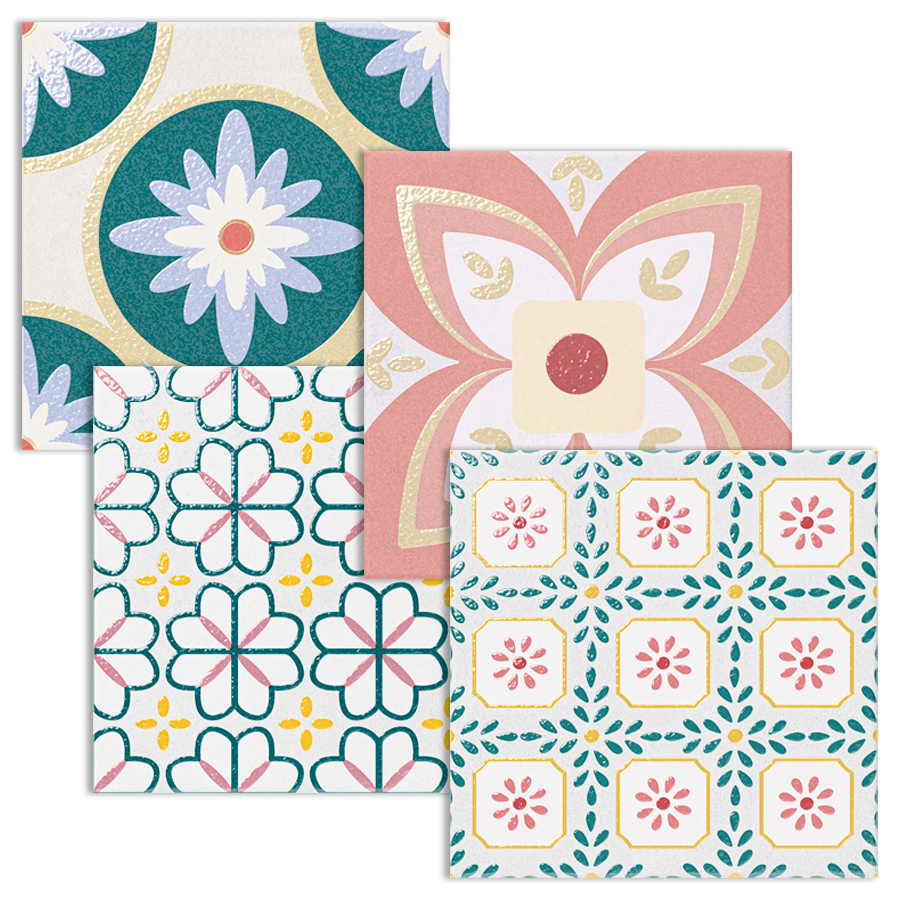 Fantasy Wall Tile 20x20 | Design MIX Glossy over Matt