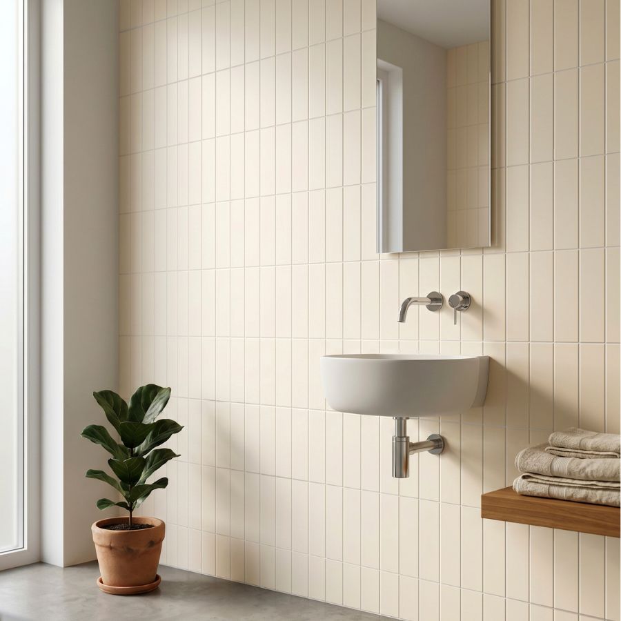 Azulejo Liso M10x30 | Bege 051 Mate