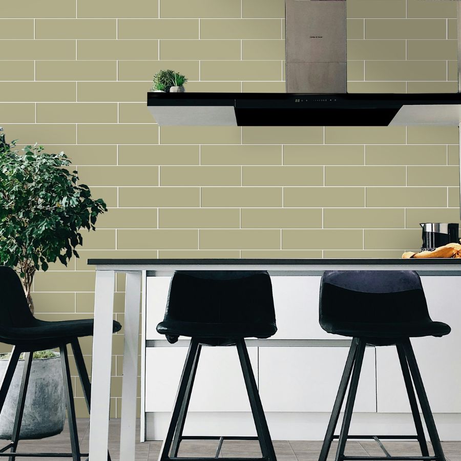 Azulejo Liso M10x40 | Verde Alga 3371 Mate