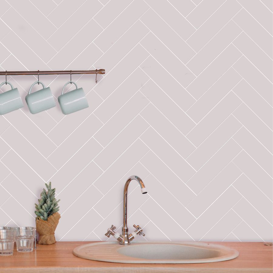 Azulejo Liso M10x40 | Cinzento Neblina 3551 Mate
