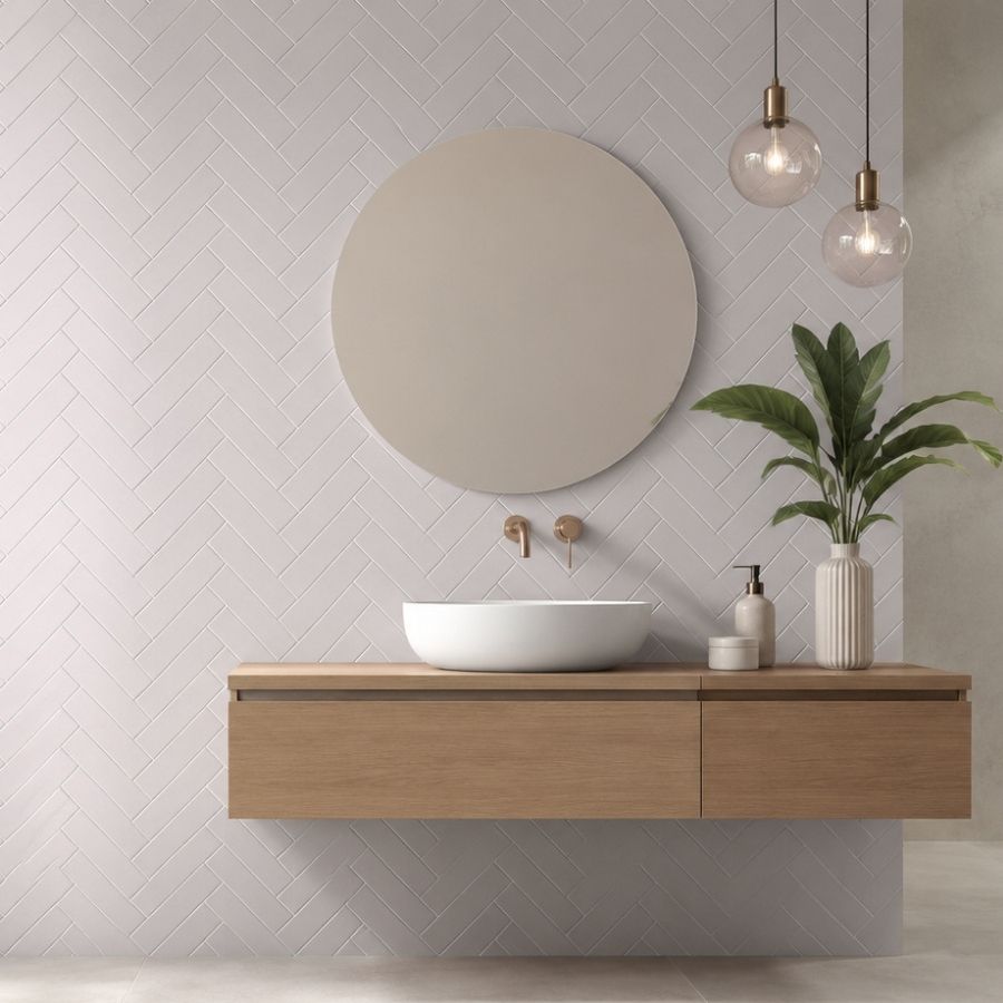 Azulejo Liso M7,5x30 | Cinzento Neblina 3551 Mate