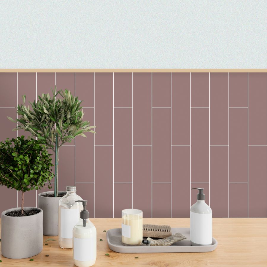 Azulejo Liso M10x40 | Malva 3531 Mate