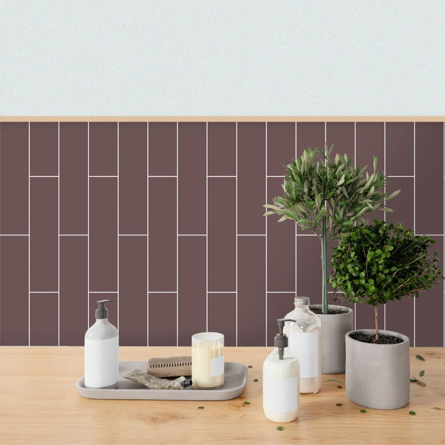 Azulejo Liso M10x40 | Lírio Negro 3541 Mate