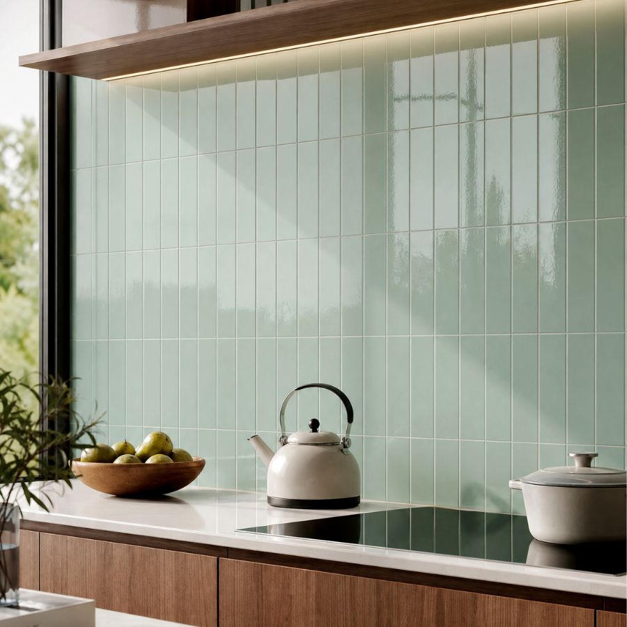 Azulejo Liso M7,5x30 | Verde Naútico 3430 Brilhante