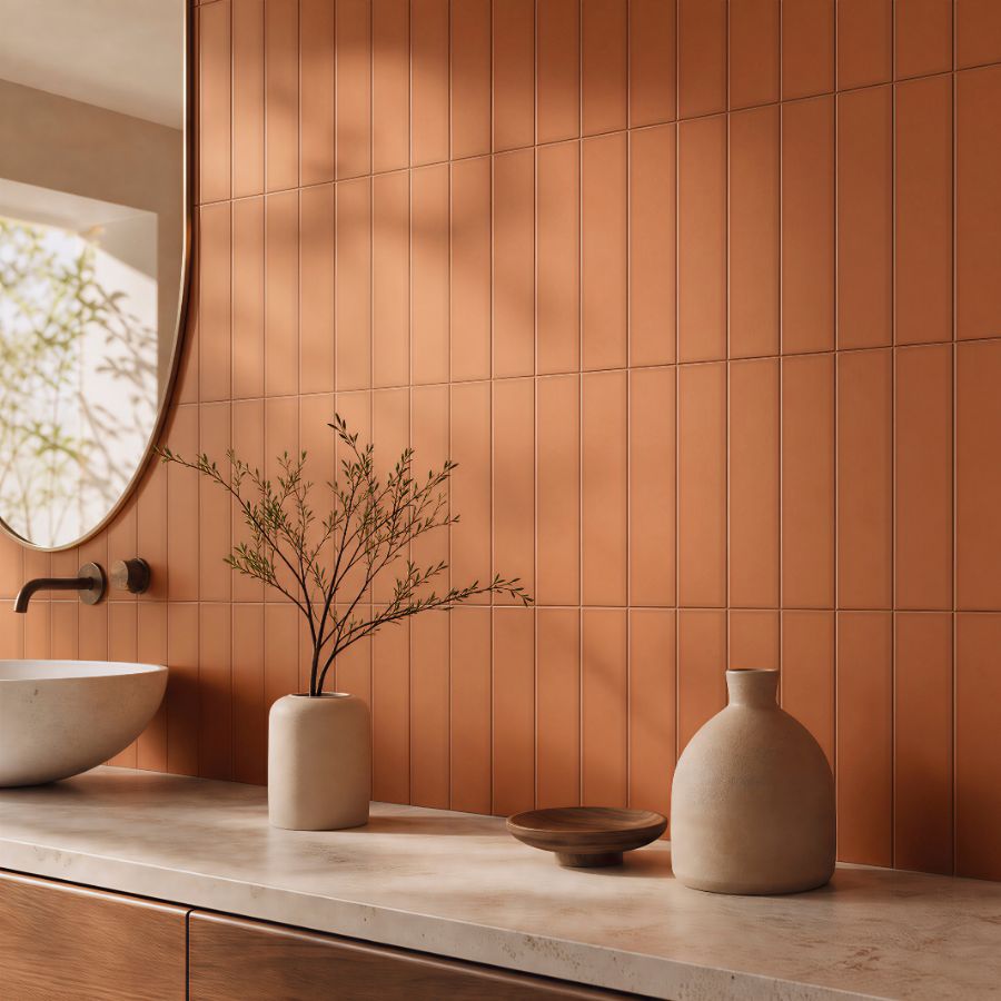Azulejo Liso M7,5x30 | Laranja Deserto 3451 Mate