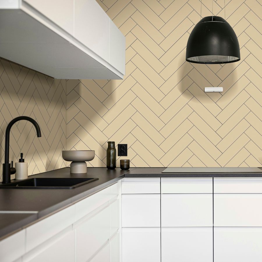 Azulejo Liso M7,5x30 | Bege Areia 3480 Brilhante