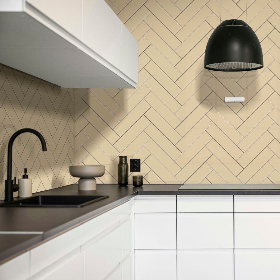 Azulejo Liso M7,5x30 | Bege Areia 3481 Mate