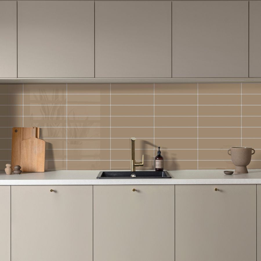 Azulejo Liso M7,5x30 | Bege Recife 3490 Brilhante