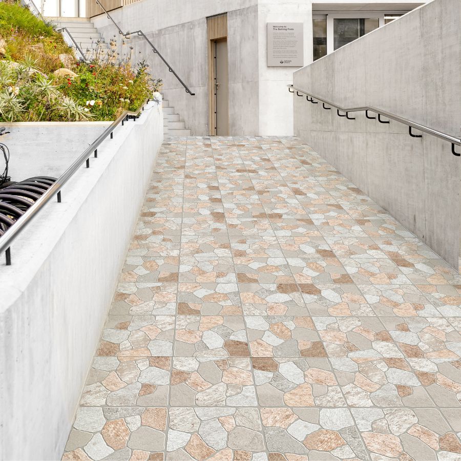 Carrelage Sol Melides 33,5x33,5 | Cotto MIX Mat