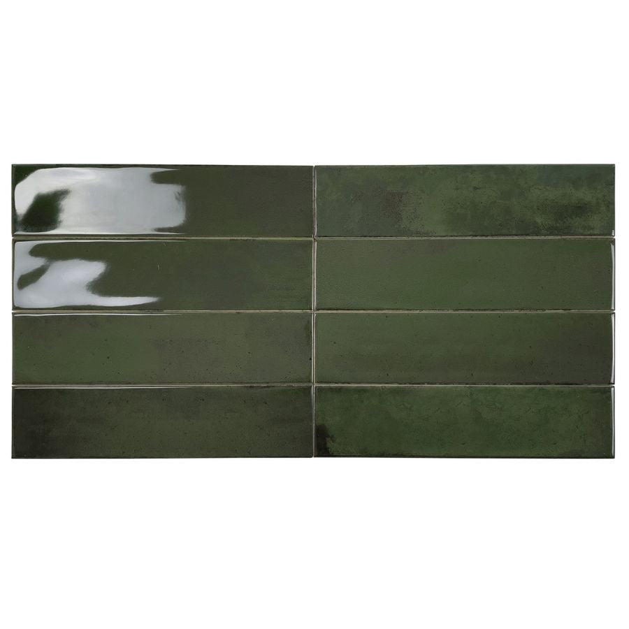 Muse Antique Wall Tile M7,5x30 | Jade Glossy