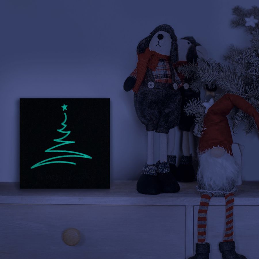 Christmas Wall Tile 2024 | Phosphorescent