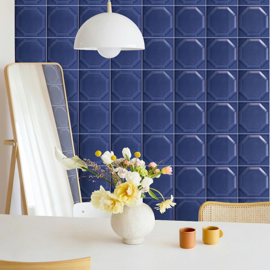Azulejo Octagon 15x15 | Azul 780 Brilhante