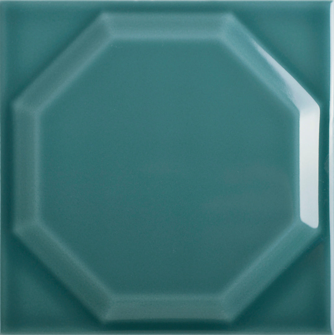 Carrelage Mural Octagon 15x15 | Vert 800 Brillant