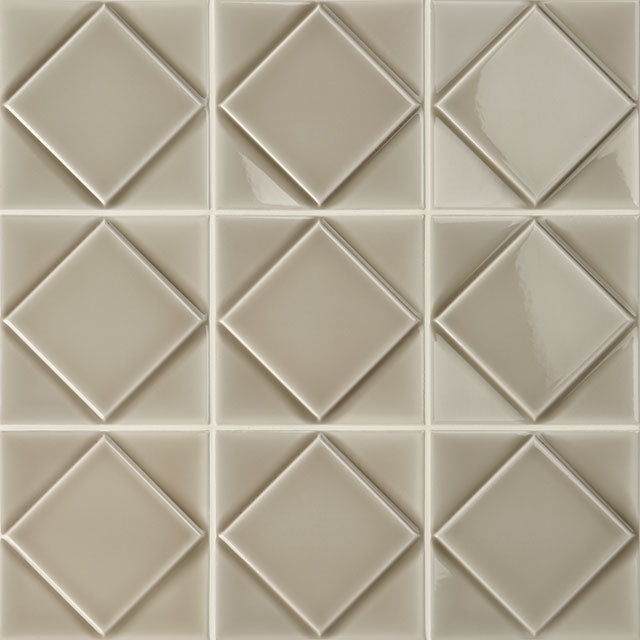 Azulejos de aspeto artesanal em cerâmica da Ceragni - coleção Quadra