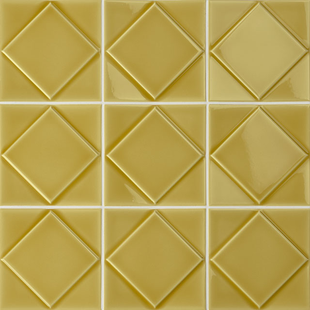 Azulejos de aspeto artesanal em cerâmica da Ceragni - coleção Quadra