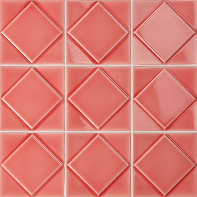 Azulejos de aspeto artesanal em cerâmica da Ceragni - coleção Quadra