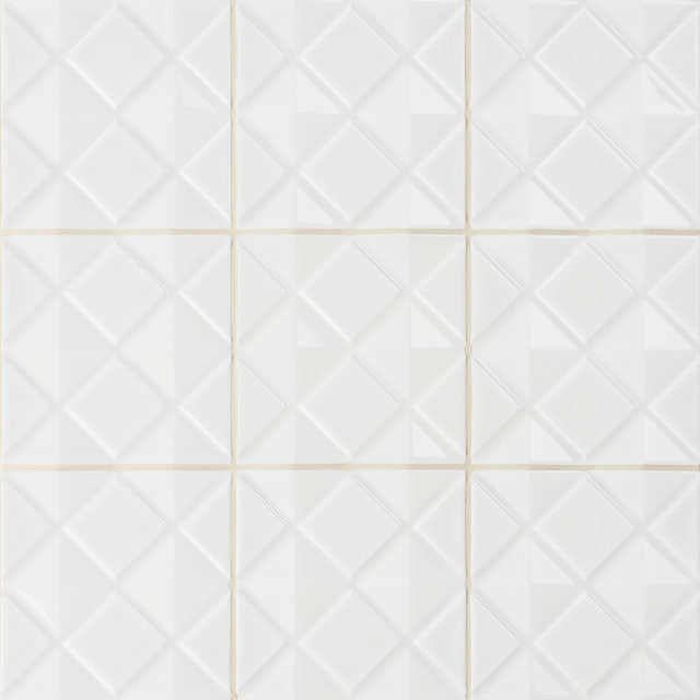 Azulejos de aspeto artesanal em cerâmica da Ceragni - coleção Quadra