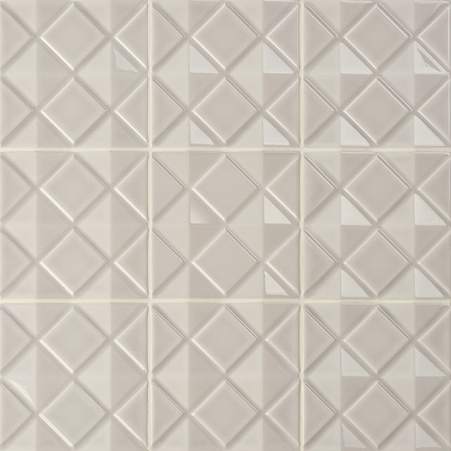 Azulejos de aspeto artesanal em cerâmica da Ceragni - coleção Quadra