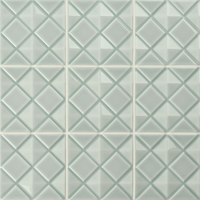 Azulejos de aspeto artesanal em cerâmica da Ceragni - coleção Quadra