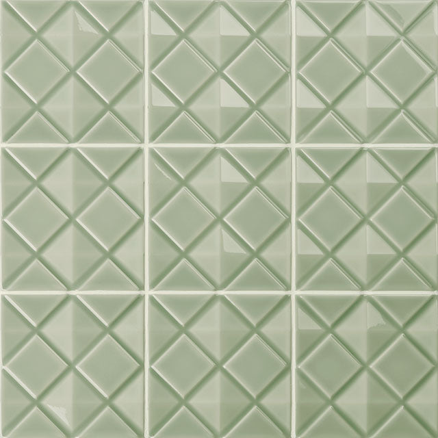 Azulejos de aspeto artesanal em cerâmica da Ceragni - coleção Quadra